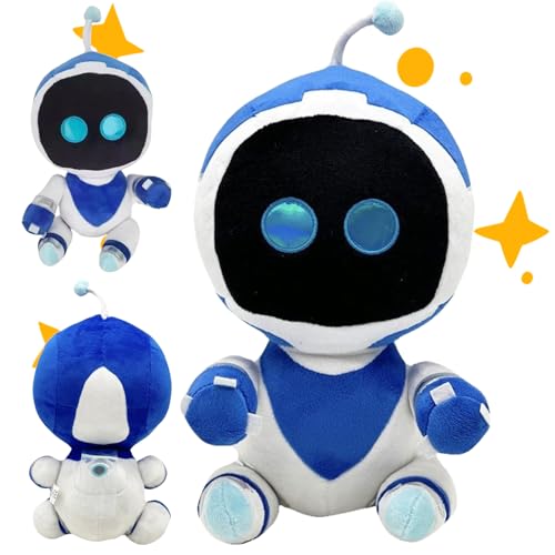 HBSFBH Astro Bot Plüsch, Astro Bot Figur für Kinder, 2024 Astro Bot Plush, Weicher Gefüllter Roboterplüsch, Astro Bot Plüschspielfigur Plüsch, Roboter Plüschspielzeug für Halloween Weihnachten von HBSFBH