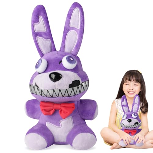 HBSFBH Cartoon Plüsch Anime Spielzeug, FNAF Plushies, FNAF Plush Doll, Five Nights Game Plush Doll, Bonnie Foxy Chica Cute Stuffed Dolls, Sister Location Foxy Figures Plush, Gifts for FNAF Fans von HBSFBH