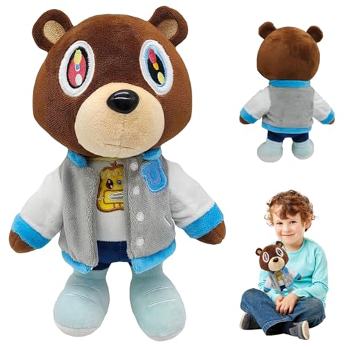 HBSFBH Kanye Teddybär Kuscheltier, Superweicher Teddybär Plüschtier, Stofftierspielzeug Plüsch von HBSFBH