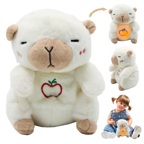 Schlummer Otter Kuscheltier, Schlummer Otter mit Herzschlag, Generisch Schlummer Otter, Neue Upgrades Schlummer Otter, Otter Kuscheltier mit Atembewegung und Musik, Babyparty Und Neugeborenen Geschenk von HBSFBH