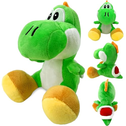 HBSFBH Yoshi Soft Toys, 18cm Yoshi Plush, Yoshi Anime Plush Figuren, Yoshi Drache Plüschfigur, Dinosaurier Kuscheltier, Geeignet Für Fans Von Sammelspielen von HBSFBH