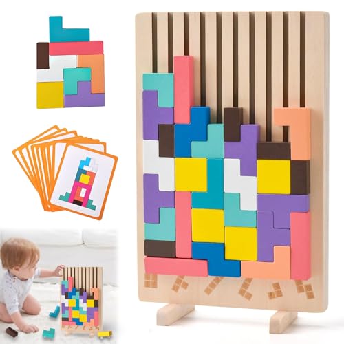 Holz Stapelspiel Tetris, Holzpuzzle Tetris, Tetris-Spiel aus, Tetris holzspiel, Wooden Stacking Puzzle Toy, Holzpuzzle 3D Tetris, Montessori-Spiele 2 3 4 5 6 Jahre, Lernspielzeug, Geschenk für Kinder Holz Stapelspiel Tetris, Holzpuzzle Tetris, Tetris-Spiel aus, Tetris holzspiel, Wooden Stacking Puzzle Toy, Holzpuzzle 3D Tetris, Montessori-Spiele 2 3 4 5 6 Jahre, Lernspielzeug, Geschenk für Kinder von HBSFBH