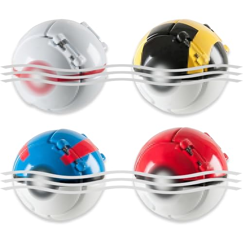 HBSFBH Spielzeugball mit Figur, 4 Spielzeug Ball mit 4 Figuren Ball, Wirf Ball, Bälle zum Werfen für Kinder, Cartoon Ball, Ball mit Figur, Spielzeug Ball mit Mini Figuren, Geschenk Jungen und Mädchen von HBSFBH