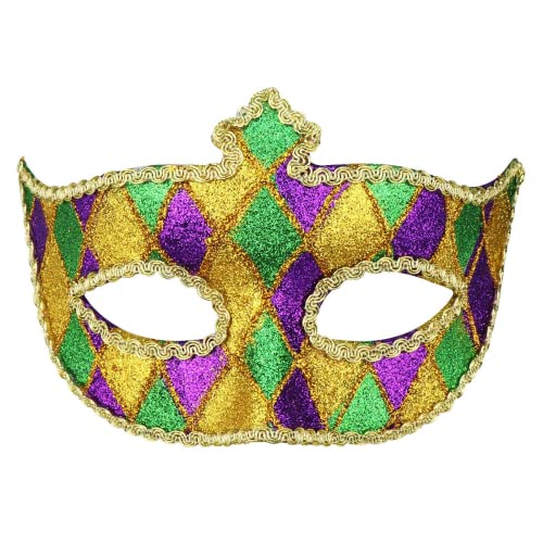 HBWL01 Maskerade-Maske, Party-Maske, Halloween-Maske, Kostüme, Karneval, St. Patricks-Tag, Party-Zubehör (bunt 2) von HBWL01