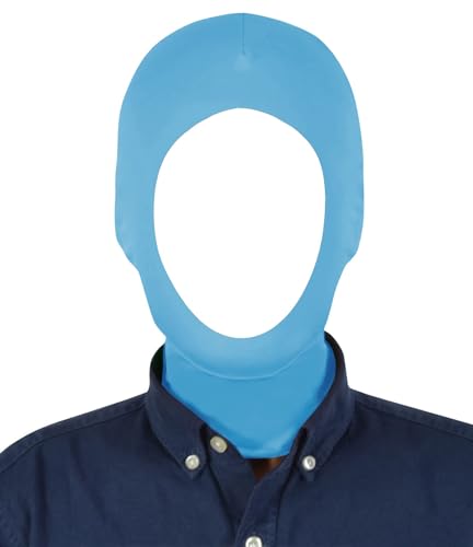 HBWL01 Unisex-Kapuzenmaske mit offenem Gesicht, dehnbar, für Cosplay, Hellblau von HBWL01