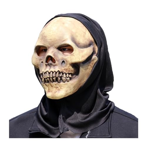 Halloween-Totenkopf-Maske, Kary-Masken für Erwachsene, gruselige Maske, realistische Horror-Maske, Cosplay, Maskerade, Tanzaufführung von HBWL01