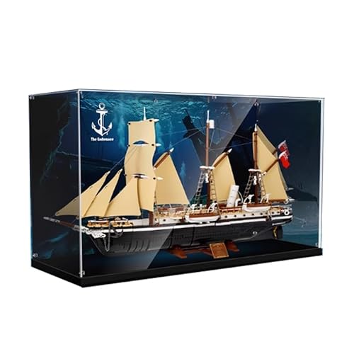 HCAEIOFJ Transparente Acryl-Vitrine für Lego 10335, anwendbar für Expeditionsschiff, die Ausdauer, entworfene Displaybox, Geschenk (nur Vitrine) (Design-Box) von HCAEIOFJ