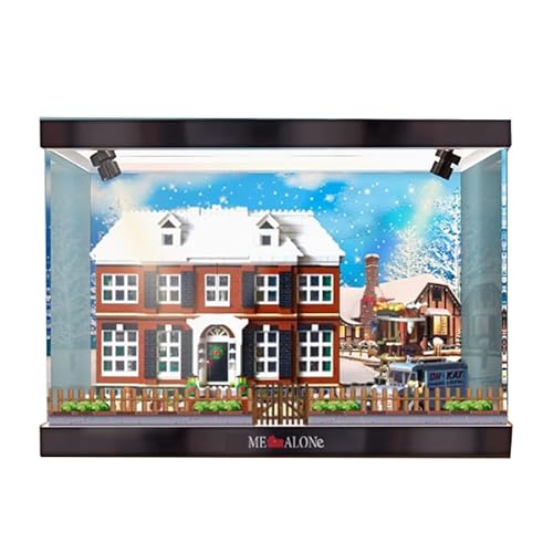 HCAEIOFJ Transparente Acryl-Vitrine für Lego 21330, anwendbar für allein zu Hause, entworfene Displaybox, Geschenk (nur Vitrine) (Hintergrund + Oberlicht) von HCAEIOFJ