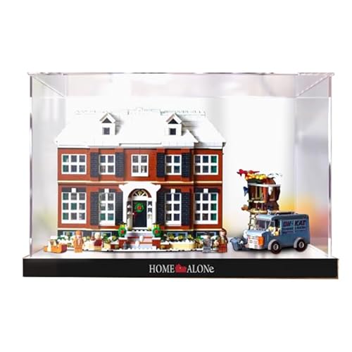 HCAEIOFJ Transparente Acryl-Vitrine für Lego 21330, anwendbar für allein zu Hause, entworfene Displaybox, Geschenk (nur Vitrine) (hohe schwarze Unterseite) von HCAEIOFJ