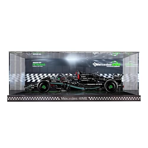 HCAEIOFJ Transparente Acryl-Vitrine für Lego Technic 42171, anwendbar für Mercedes-AMG F1 W14 E Performance entworfene Displaybox, Geschenk (nur Vitrine) (hoch unten + Hintergrund) von HCAEIOFJ