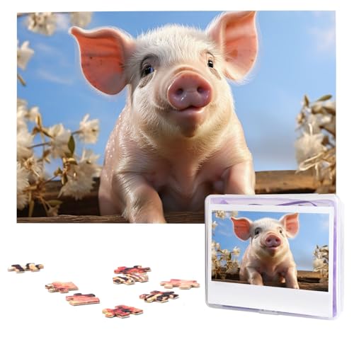 Lustige niedliche Schweine-Puzzles, 1000 Teile, personalisiertes Puzzle, Foto-Puzzle für Erwachsene, anspruchsvolles Bilderpuzzle mit Aufbewahrungstasche, Puzzles für Männer und Frauen, Heimdekoration Lustige niedliche Schweine-Puzzles, 1000 Teile, personalisiertes Puzzle, Foto-Puzzle für Erwachsene, anspruchsvolles Bilderpuzzle mit Aufbewahrungstasche, Puzzles für Männer und Frauen, Heimdekoration von HCLYvexiria