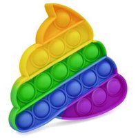 HCM KINZEL 12467 Bubble Fidget - Kackhaufen rainbow von HCM KINZEL