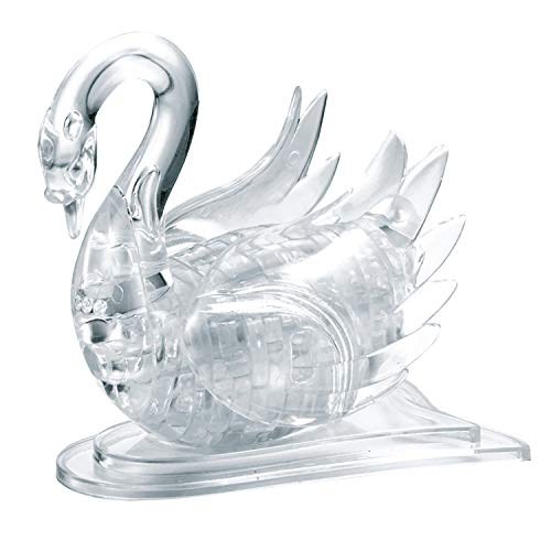 3D Crystal Puzzle - Schwan transparent 44 Teile von HCM Kinzel