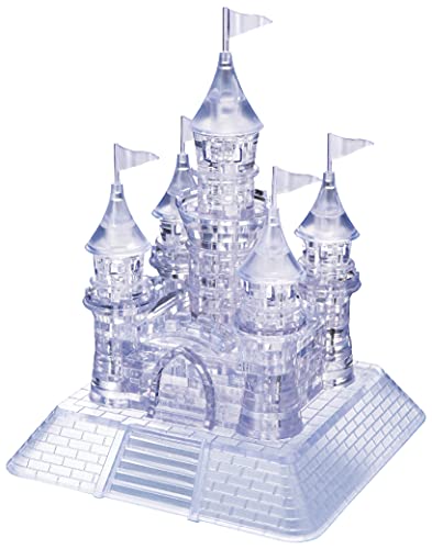 Crystal Puzzle | 3D Schloss | Transparentes Design | 105 Teile | Bausatz für Kinder und Erwachsene | HCM Kinzel von HCM Kinzel