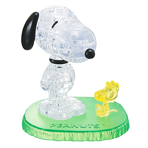 Crystal Puzzle | 3D Snoopy Woodstock | Transparentes Design | 41 Teile | Bausatz für Kinder und Erwachsene | HCM Kinzel von HCM Kinzel