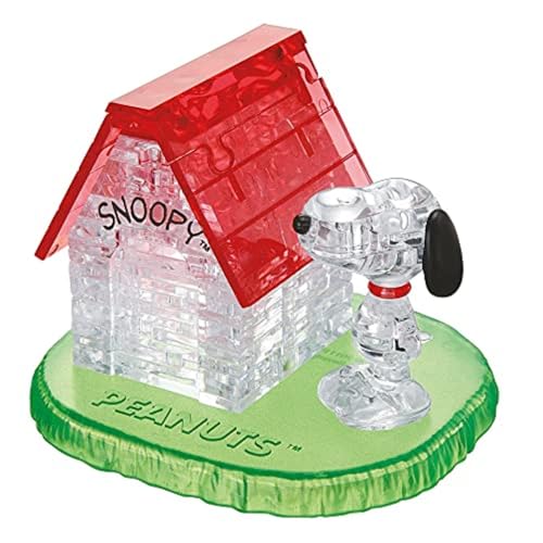 HCM Kinzel GmbH 59133 Snoopy/Peanuts HCM Kinzel Jeruel 59133-Crystal Puzzle House, Mehrfarbig, S von HCM Kinzel