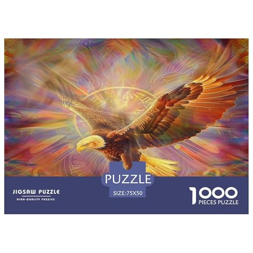 Adler Puzzlespiel 1000 Teile Puzzles Für Erwachsene Lernspiel Herausforderung Spielzeug 1000 Teile Puzzles Für Erwachsene Kinder Erwachsenen Puzzlespiel Puzzel 1000pcs (75x50cm) von HCXXAOEYP