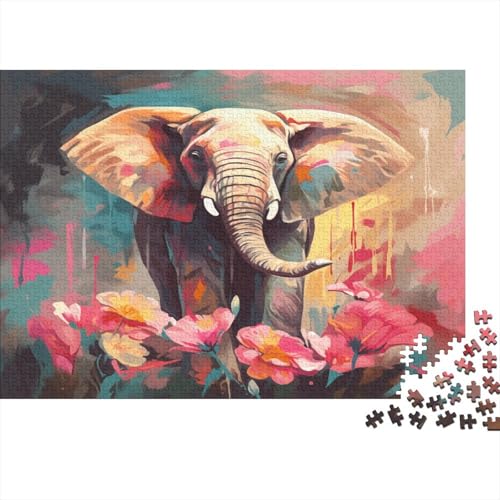 Elefant 1000 Teile Puzzle, Puzzles Für Erwachsene, 1000 Teile Puzzlespiel Für Jugendliche & Erwachsene Puzzlespiel Puzzel 1000pcs (75x50cm) von HCXXAOEYP