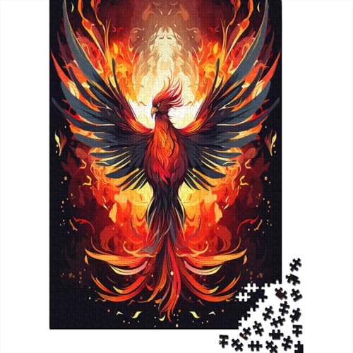 Feuer Phoenix Puzzlespiel 1000 Teile, Puzzle Erwachsene 1000 Teile, Impossible Puzzle GesKükenlichkeitsspiel Für Die Ganze Familie, Puzzle Erwachsene 1000 Teile Puzzel 1000pcs (75x50cm) von HCXXAOEYP