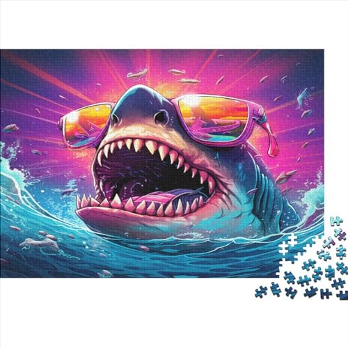 Hai 1000 Stück Puzzles Für Erwachsene Teenager Stress Abbauen Familien-Puzzlespiel Mit Poster in 1000-teiliges Puzzle Kinder Lernspiel Spielzeug Geschenk Puzzel 1000pcs (75x50cm) von HCXXAOEYP