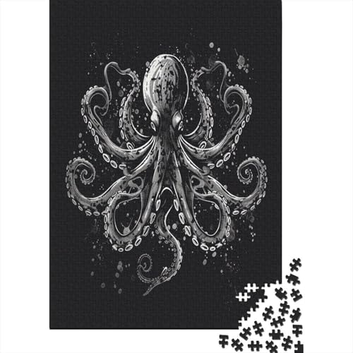 Oktopus Puzzle 1000 Teile Puzzle Für Erwachsene Und Kinder Ab 14 Jahren Puzzel 1000pcs (75x50cm) von HCXXAOEYP