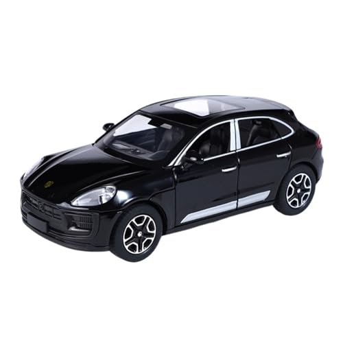 1:32 Macan Legierung Auto Simulation SUV Sammlung Modell Ornament Junge Kinder Geschenk Spielzeug Auto(Black) von HCYYZN