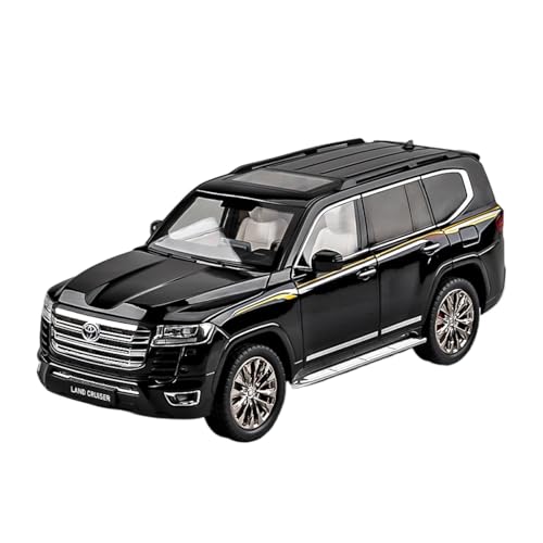 HCYYZN 1:18 LC300 Legierung Auto Modell Spielzeug Auto Simulation Off-Road Fahrzeug Modell Pendel(Black) von HCYYZN