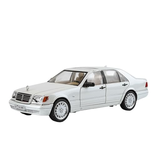 HCYYZN 1:24 Tiger Benz Straßenauto Version Simulation Legierung Auto Modell Legierung Sound und Licht Kinderspielzeug Auto Jungen (weiß) von HCYYZN