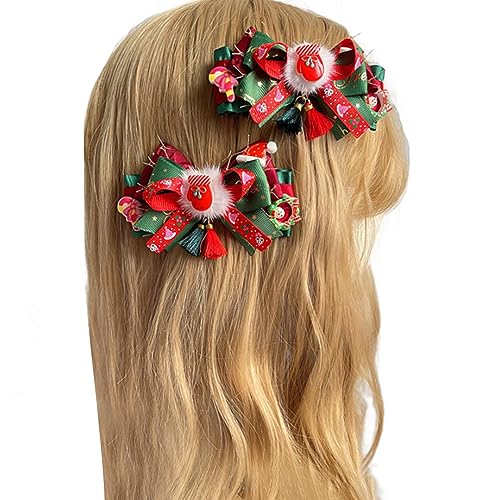 HDKEAN Elegante Weihnachts-Lolitas-Haarspange, festlicher Hut mit Hirschhörnern, hübsch, handgefertigt, Lolitas, Hut, Weihnachts-Haarschmuck, Lolitas, Haarspange von HDKEAN