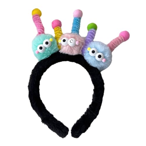 Bunte Pompoms Form Hair Hoop Teens Girls Dopamine Look Hair Live Broadcast Cosplay Kopfbedeckung Für Teenagsfrau von HDOYTXXM