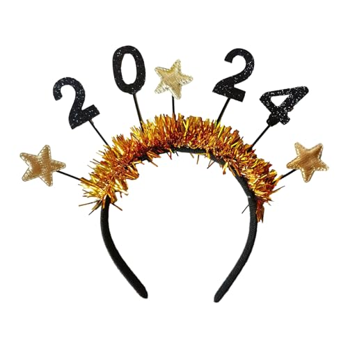 HDOYTXXM 2024 Tinsel Stirnband Party Kostüm Tinsel Party Karaoke Punk Foto Requisiten Coole Party Hair Hoop Nachtclub von HDOYTXXM