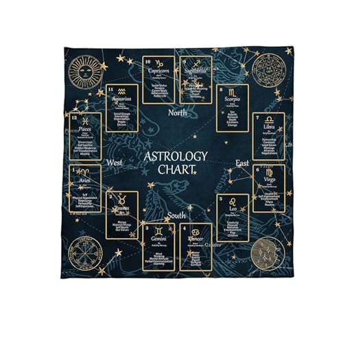 HDOYTXXM Divinationen Tischdecke Konstellationen Astrologie Tarotkarte Tischdecke Altars Stoff Göttlichkeit Brettspiel Accessoires Altäre Tarotkarten Tuch HDOYTXXM Divinationen Tischdecke Konstellationen Astrologie Tarotkarte Tischdecke Altars Stoff Göttlichkeit Brettspiel Accessoires Altäre Tarotkarten Tuch von HDOYTXXM