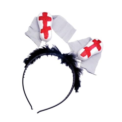 HDOYTXXM Feierliche Stirnbänder Unisex Halloween Hair Hoop Vintage Kopfbedeckung Für Make Up Anlass von HDOYTXXM