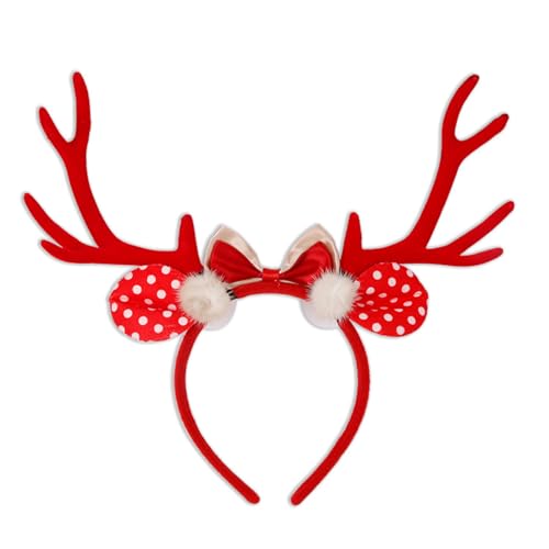 HDOYTXXM Merrychristmas Dekorationen Party Requisiten Rentier Geweih Hairhoop Weihnachten Elk Horn Stirnband Festival Party Vorräte von HDOYTXXM