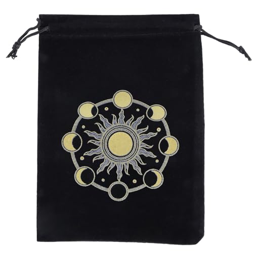 HDOYTXXM Tarot Aufbewahrungstasche Schmuck Verpackungsbeutel Geschenktasche Tarot Tragetasche Brettspiel Karten Paket Verpackung Beutel von HDOYTXXM