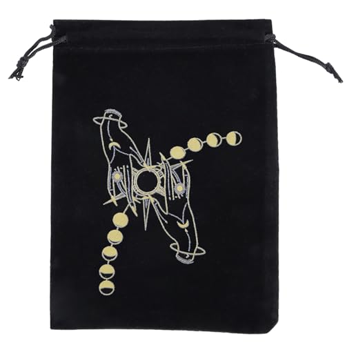 HDOYTXXM Tarot Aufbewahrungstasche Schmuck Verpackungsbeutel Geschenktasche Tarot Tragetasche Brettspiel Karten Paket Verpackung Beutel von HDOYTXXM