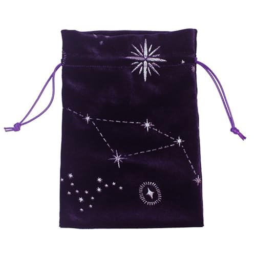 HDOYTXXM Wahrsagerei Tischdecke Orakel Karten Tragetasche Tisch Brettspiel Tasche Kordelzug Schmuck Tarot Beutel Geschenke Verpackungstasche von HDOYTXXM