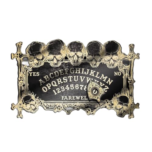 HDOYTXXM Spirit Board Mit Planchette Wood Talking Game Wirching Message Erzählen Tool Wahrscheinlichkeitswehrmannschaft Einfach Zu Verwendenden Schädelgeist Mit Planchette HDOYTXXM Spirit Board Mit Planchette Wood Talking Game Wirching Message Erzählen Tool Wahrscheinlichkeitswehrmannschaft Einfach Zu Verwendenden Schädelgeist Mit Planchette von HDOYTXXM