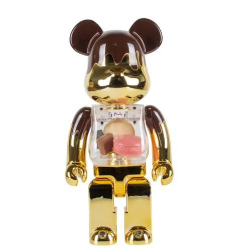 HDSLURIO Be@rbrick 400% Schokoladenbär, Gewalttätigkeit, Wohnzimmerdekoration, handgefertigte Sammlung, Spielzeug, 28 cm von HDSLURIO