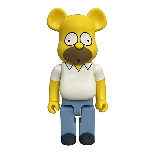 HDSLURIO Bearbrick, 400% gewalttätiger Bär Bausteine ​​Bär 28 cm handgefertigte Figur Vitrine modische Skulptur Statue EIN Geschenk for Spielzeugsammler von HDSLURIO