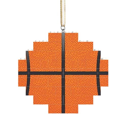 Basketball Ball, Baustein-Block-Puzzles Puzzles Rautenförmiges Ornament von HDTVTV