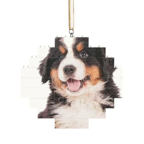 Berner Sennenhund, Baustein-Block-Puzzles Puzzles Rautenförmiges Ornament von HDTVTV