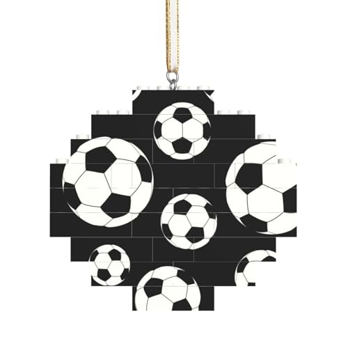 Fußball Fußball, Baustein-Block-Puzzles Puzzles Rautenförmiges Ornament von HDTVTV