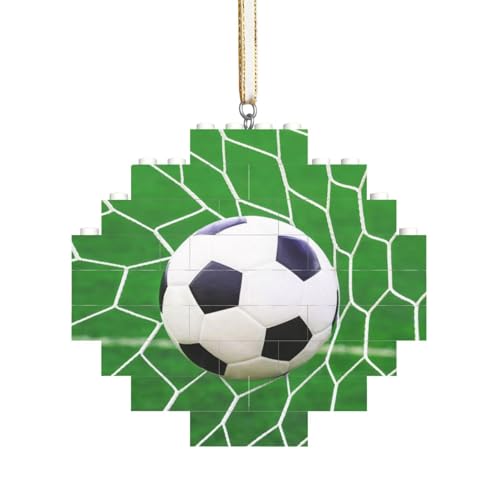 Sport Football Fußball, Baustein-Block-Puzzles Puzzles Rautenförmiges Ornament von HDTVTV