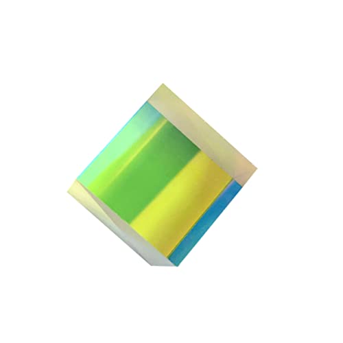 HEALEEP 1Stücke Optisches Dispersionsprisma X Cube Für Physik Experimente Dekoration Rgb Farbwürfel Für Lichtspektrum Optische Effekte von HEALEEP