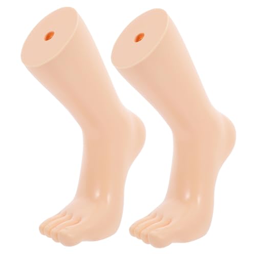 HEALLILY 1 Paar Zehensocken Zehenabstandshalter Für Herren Fersengriffe Für Zu Große Schuhe Gel Fußeinlegesohlen Gelee Schuhe Happy Feet Socken Sockenfußmodell Sockendisplay von HEALLILY