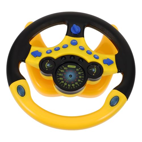 HEALLILY Auto Rad Lenkung Zappeln Yellow Plastik von HEALLILY