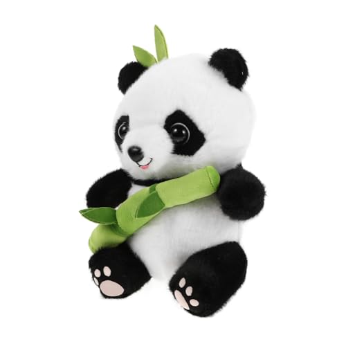 HEALLILY Panda-Puppe Panda Panda plüschtier RV Dekoration Panda Kuscheliger Panda Bambuspanda süße Kuscheltiere Plüsch-Panda-Ornament Kuscheltiere für Mädchen Baumwolle von HEALLILY