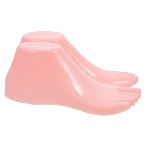 HEALLILY Schuhspanner Schuh-expander Schuhstapler Schuhformen Schuhe Unterstützen Shaper Mannequin-füße Über Der Tür Schuhorganisator Zehensocken Damen Schuhhalter Schuhdisplay Rosa Plastik von HEALLILY