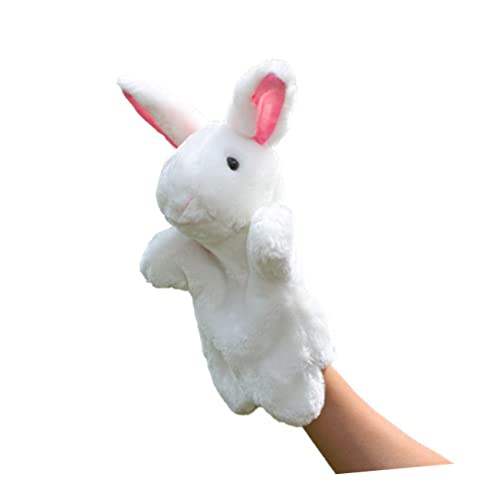 HEALSOPTHY 1stück Kuschelhase Plüsch Handpuppe Für Junge Mädchen Interaktives Spielzeug Fantasie Und Kommunikation Für Eltern-Junge Mädchen-aktivitäten Klassisches Weißes Design HEALSOPTHY 1stück Kuschelhase Plüsch Handpuppe Für Junge Mädchen Interaktives Spielzeug Fantasie Und Kommunikation Für Eltern-Junge Mädchen-aktivitäten Klassisches Weißes Design von HEALSOPTHY